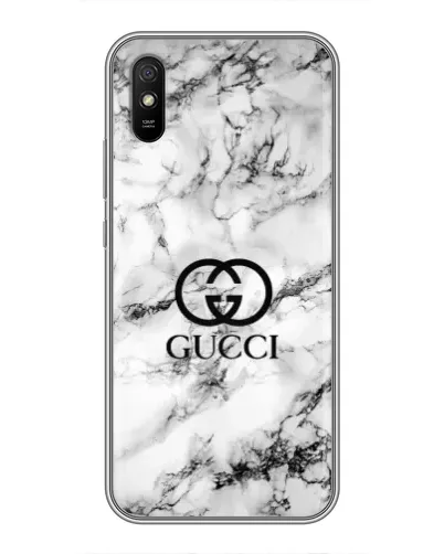Чехол для Xiaomi Redmi 9A с картинкой «Gucci — мраморный шик»