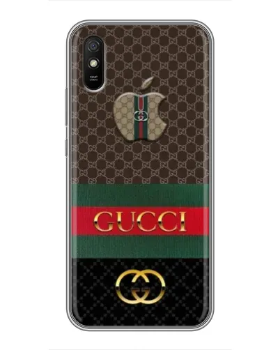 Чехол для Xiaomi Redmi 9A с картинкой «Gucci — брендированный десерт»