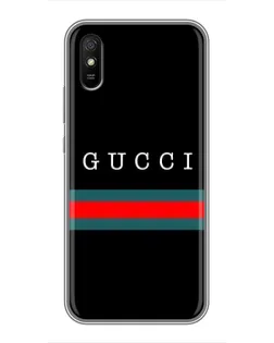 Чехол для Xiaomi Redmi 9A с картинкой «Gucci — красный пояс»