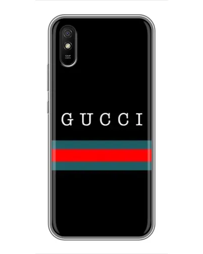 Чехол для Xiaomi Redmi 9A с картинкой «Gucci — красный пояс»