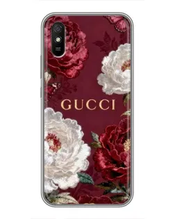 Чохол для Xiaomi Redmi 9A з картинкою «Gucci — бордові троянди» Чохол для Xiaomi Redmi 9A з картинкою «Gucci — бордові троянди»