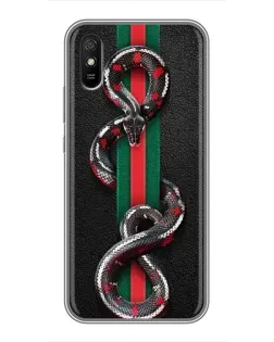 Чохол для Xiaomi Redmi 9A з картинкою «Gucci — змія на смузі» Чохол для Xiaomi Redmi 9A з картинкою «Gucci — змія на смузі»
