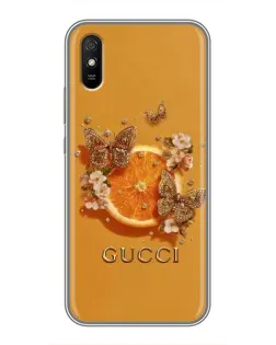 Чохол для Xiaomi Redmi 9A з картинкою «Gucci — золоті метелики» Чохол для Xiaomi Redmi 9A з картинкою «Gucci — золоті метелики»
