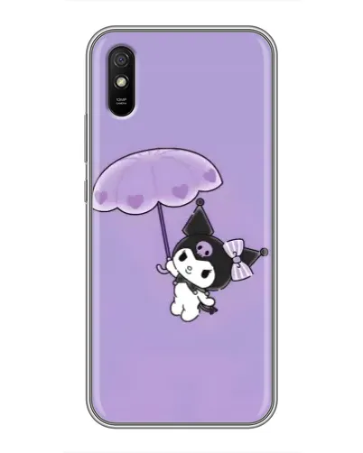 Чехол для Xiaomi Redmi 9A с картинкой «Kuromi с зонтиком»