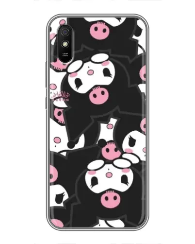 Чехол для Xiaomi Redmi 9A с картинкой «Паттерн голов Куроми»