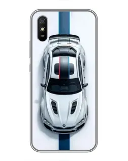 Чехол для Xiaomi Redmi 9A с картинкой «Вид сверху — BMW M»