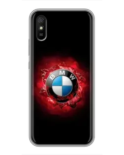 Чехол для Xiaomi Redmi 9A с картинкой «Логотип BMW — вспышка»