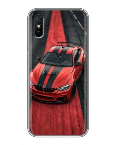 Чехол для Xiaomi Redmi 9A с картинкой «BMW на красной дорожке»