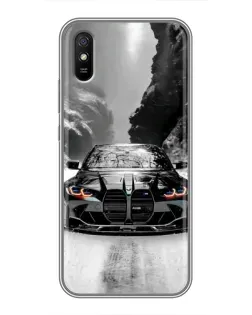 Чехол для Xiaomi Redmi 9A с картинкой «BMW — акварельный дрифт» Чехол для Xiaomi Redmi 9A с картинкой «BMW — акварельный дрифт»
