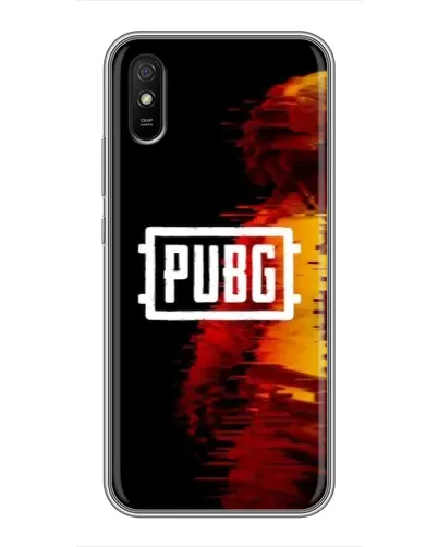 Чехол для Xiaomi Redmi 9A с картинкой «Яркий логотип PUBG»