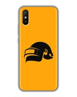 Чехол для Xiaomi Redmi 9A с картинкой «PUBG — золотой шлем»