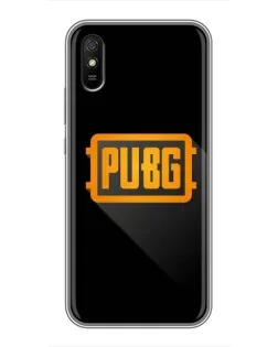Чехол для Xiaomi Redmi 9A с картинкой «PUBG — рамка лого»