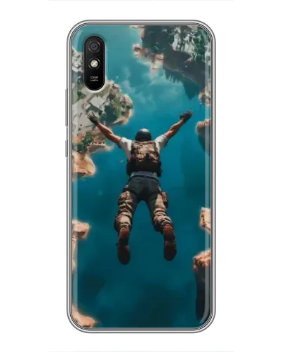 Чехол для Xiaomi Redmi 9A с картинкой «PUBG — свободное падение»