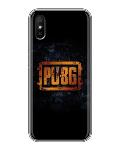 Чехол для Xiaomi Redmi 9A с картинкой «PUBG — золотой логотип»