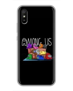Чехол для Xiaomi Redmi 9A с картинкой «Логотип Among Us» Чехол для Xiaomi Redmi 9A с картинкой «Логотип Among Us»