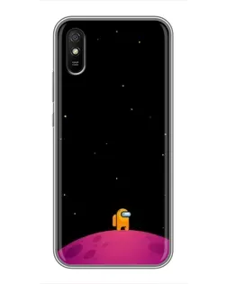 Чехол для Xiaomi Redmi 9A с картинкой «Одинокий герой на планете»