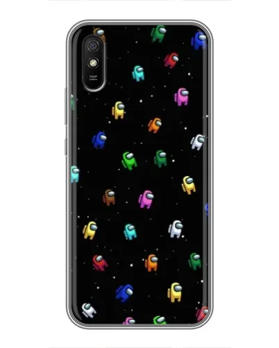 Чехол для Xiaomi Redmi 9A с картинкой «Экипаж Among Us»