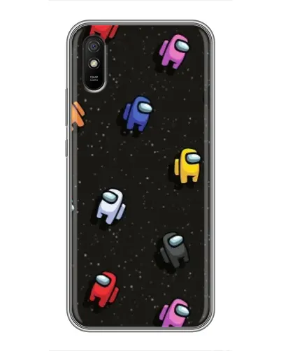 Чехол для Xiaomi Redmi 9A с картинкой «Космический паттерн Among Us»