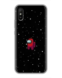 Чехол для Xiaomi Redmi 9A с картинкой «Красный Among Us»