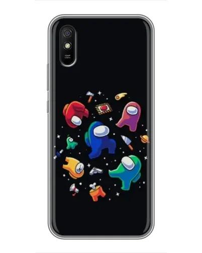 Чехол для Xiaomi Redmi 9A с картинкой «Among Us космос»
