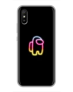 Чехол для Xiaomi Redmi 9A с картинкой «Among Us градиент»
