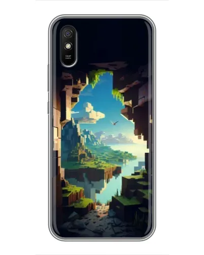 Чехол для Xiaomi Redmi 9A с картинкой «Вид из пещеры»