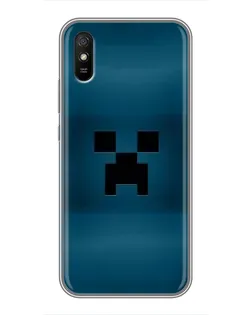 Чехол для Xiaomi Redmi 9A с картинкой «Крипер текстура»