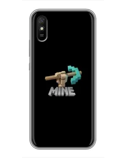Чехол для Xiaomi Redmi 9A с картинкой «Алмазная кирка»