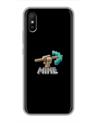 Чехол для Xiaomi Redmi 9A с картинкой «Алмазная кирка»