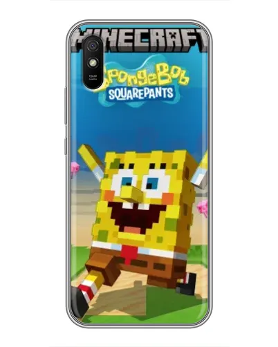 Чохол для Xiaomi Redmi 9A з картинкою «Губка Боб Minecraft» Чохол для Xiaomi Redmi 9A з картинкою «Губка Боб Minecraft»