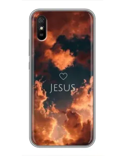 Чохол для Xiaomi Redmi 9A з картинкою «Сяйво Імені Jesus»