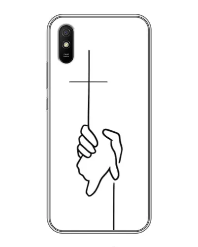 Чехол для Xiaomi Redmi 9A с картинкой «Рука держит»