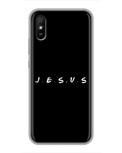 Чехол для Xiaomi Redmi 9A с картинкой «Точки веры J.E.S.U.S.»