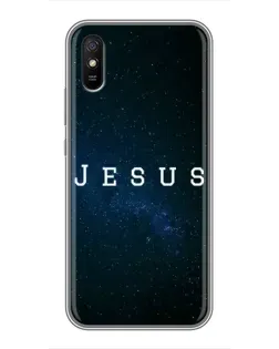 Чехол для Xiaomi Redmi 9A с картинкой «Звездное небо Jesus»