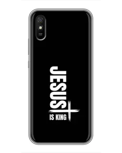 Чехол для Xiaomi Redmi 9A с картинкой «Вертикаль веры Jesus»