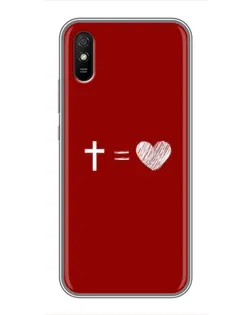 Чехол для Xiaomi Redmi 9A с картинкой «Уравнение любви» Чехол для Xiaomi Redmi 9A с картинкой «Уравнение любви»