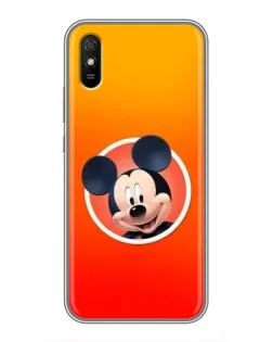 Чехол для Xiaomi Redmi 9A с картинкой «Mickey в круге»