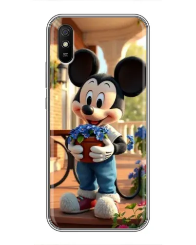 Чехол для Xiaomi Redmi 9A с картинкой «Микки садовод»
