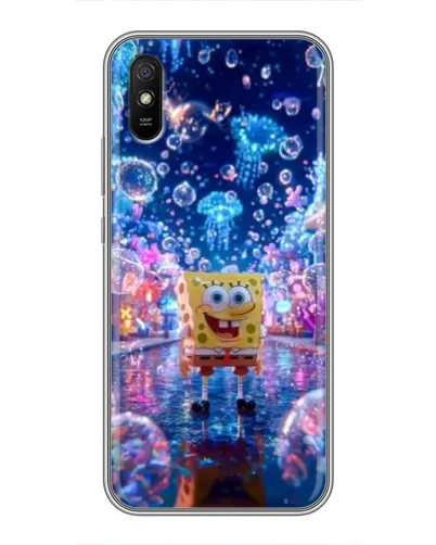 Чехол для Xiaomi Redmi 9A с картинкой «Неоновый океан»