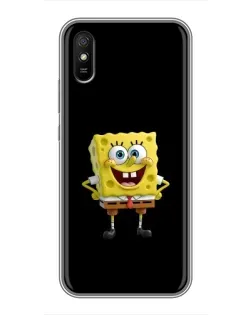 Чехол для Xiaomi Redmi 9A с картинкой «Классический Губка Боб»