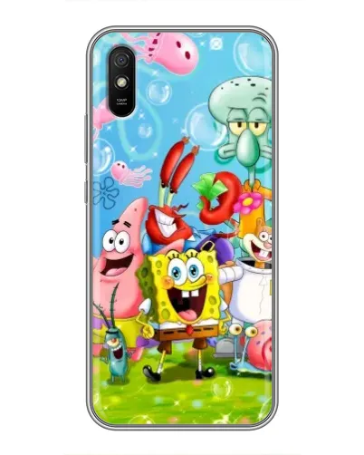 Чохол для Xiaomi Redmi 9A з картинкою «Губка Боб та друзі» Чохол для Xiaomi Redmi 9A з картинкою «Губка Боб та друзі»