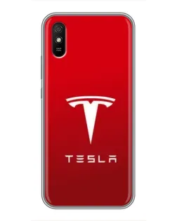 Чехол для Xiaomi Redmi 9A с картинкой «Tesla Red Classic»