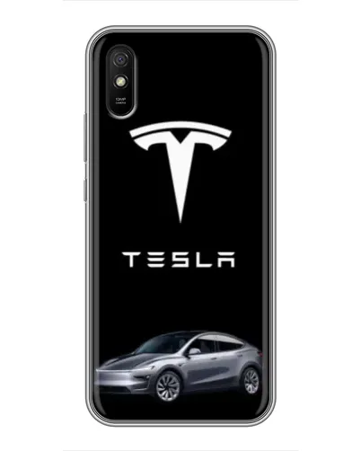 Чехол для Xiaomi Redmi 9A с картинкой «Tesla Model Y»