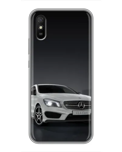 Чехол для Xiaomi Redmi 9A с картинкой «Mercedes AMG GT Silver»