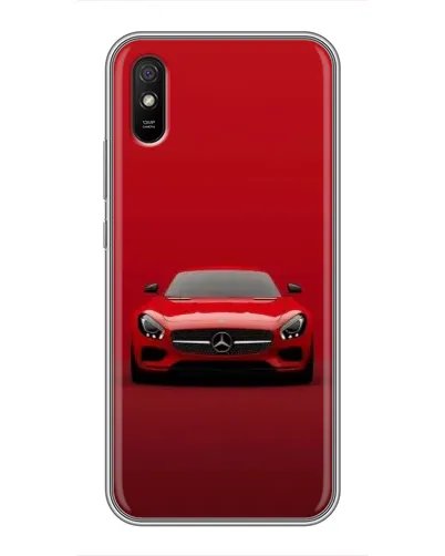 Чехол для Xiaomi Redmi 9A с картинкой «Красный Mercedes AMG»