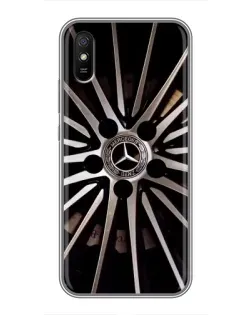 Чехол для Xiaomi Redmi 9A с картинкой «Диск Mercedes»