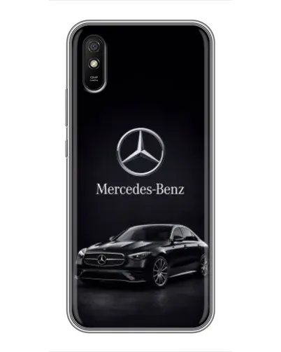 Чехол для Xiaomi Redmi 9A с картинкой «Mercedes — решетка радиатора»