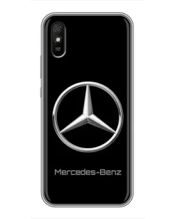 Чехол для Xiaomi Redmi 9A с картинкой «Mercedes Silver Logo»