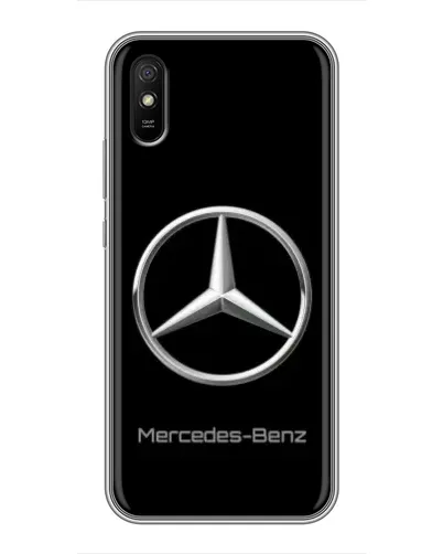 Чехол для Xiaomi Redmi 9A с картинкой «Mercedes Silver Logo»