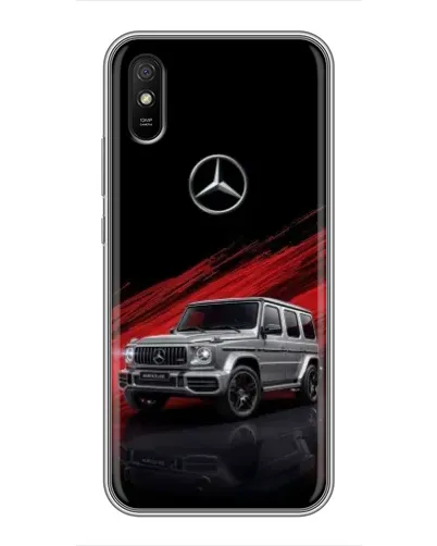 Чехол для Xiaomi Redmi 9A с картинкой «Mercedes G-Class красный»